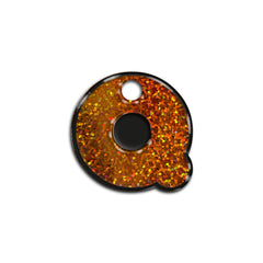 Q Harfi Rounded Bakır Holo | ID Tag
