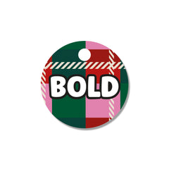 Candy Plaid | ID Tag