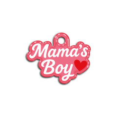 Mamas Boy Pink | ID Tag