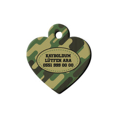 Modern Askeri Kamuflaj Kalp TFX TagsForever