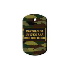 Klasik Askeri Kamuflaj Asker TFX TagsForever