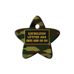 Klasik Askeri Kamuflaj Yıldız TFX TagsForever