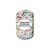 Müzik Doodle Desenli Asker TFX TagsForever