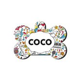 Müzik Doodle Desenli Kemik TFX TagsForever