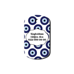 Nazar Boncuğu Desenli Asker TFX TagsForever