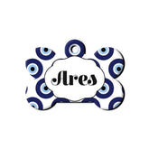 Nazar Boncuğu Desenli Kemik TFX TagsForever