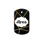 Altın Çizgi Desenli Asker | Kedi Köpek İsimlik - Evcil hayvanlar için mükemmel bir ürün.