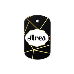 Altın Çizgi Desenli Asker | Kedi Köpek İsimlik - Evcil hayvanlar için mükemmel bir ürün.