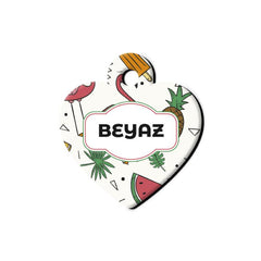 Flamingo Summer Desenli Kalp TFX TagsForever