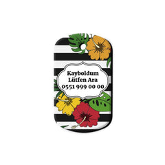 Çiçek Desenli Asker TFX TagsForever