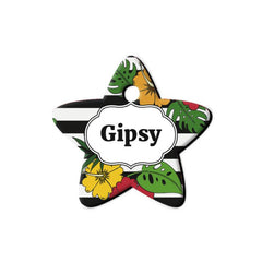 Çiçek Desenli Yıldız TFX TagsForever