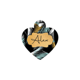 Altın Yaz Kalp | Kedi Köpek İsimlik - Evcil hayvanlar için mükemmel bir ürün.