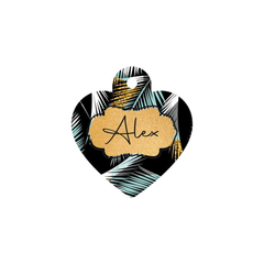 Altın Yaz Kalp | Kedi Köpek İsimlik - Evcil hayvanlar için mükemmel bir ürün.