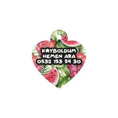 Çiçek Karpuz Kalp | Kedi Köpek İsimlik