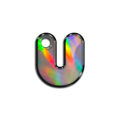 U Harfi Rounded Holographic | ID Tag
