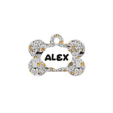 Kediler Desenli Kemik | Kedi Köpek İsimlik - Evcil hayvanlar için mükemmel bir ürün.