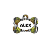 Ananas Zig Zag Desenli Kemik | Kedi Köpek İsimlik - Evcil hayvanlar için mükemmel bir ürün.