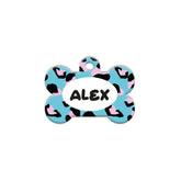 Mavi Leopar Desenli Kemik | Kedi Köpek İsimlik - Evcil hayvanlar için mükemmel bir ürün.