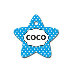 Mavi Yıldız Desenli Yıldız TFX TagsForever