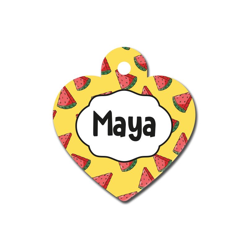 Karpuz 2 Desenli Kalp TFX TagsForever