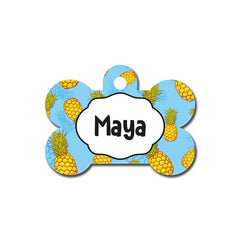 Ananas Desenli Kemik | Kedi Köpek İsimlik TFX TagsForever