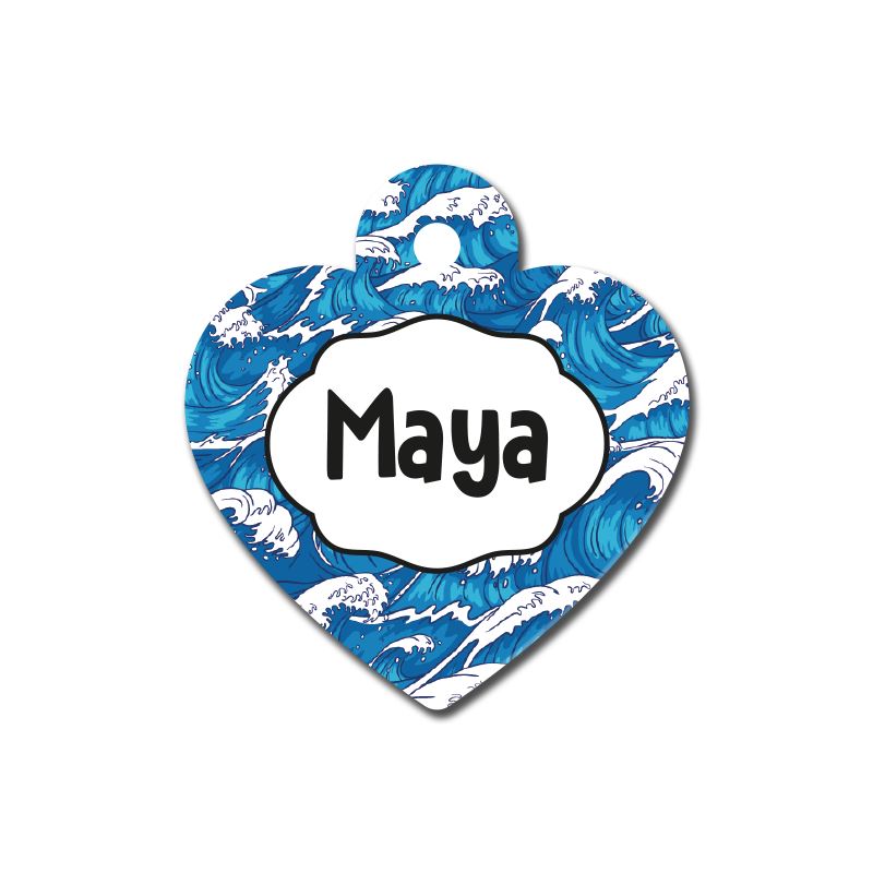 Dalga Desenli Kalp TFX TagsForever