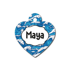 Dalga Desenli Kalp TFX TagsForever