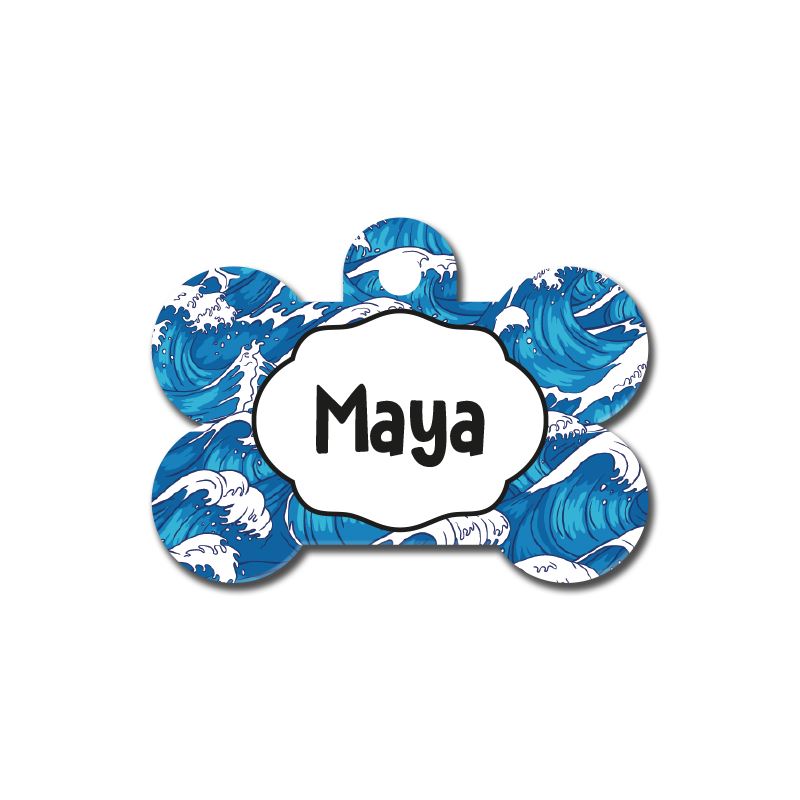 Dalga Desenli Kemik TFX TagsForever