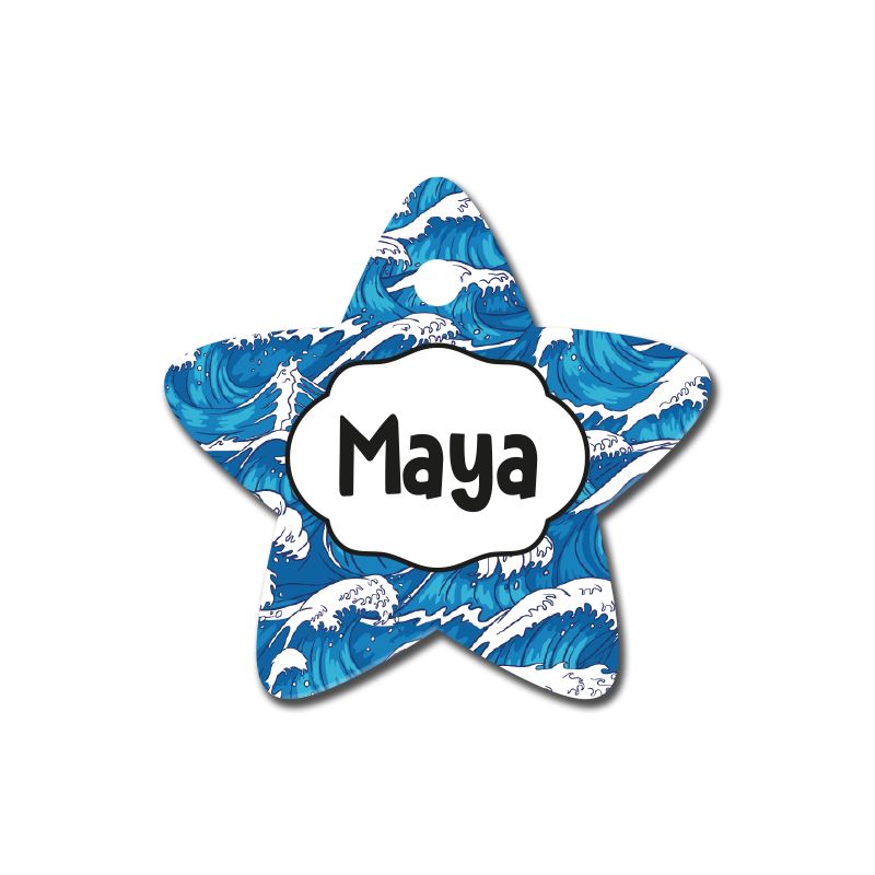 Dalga Desenli Yıldız TFX TagsForever