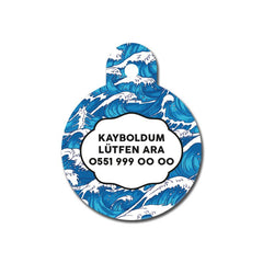 Dalga Desenli Yuvarlak TFX TagsForever