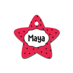 Karpuz Çekirdeği Desenli Yıldız TFX TagsForever