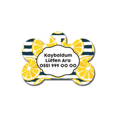 Limon Desenli Kemik TFX TagsForever