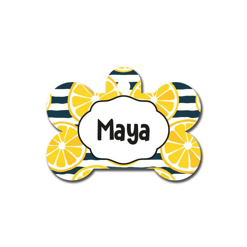 Limon Desenli Kemik TFX TagsForever