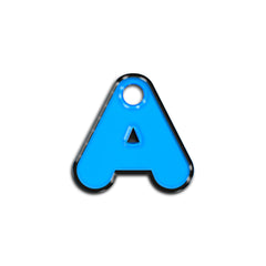 A Harfi Rounded Blue Neon | ID Tag