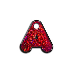 A Harfi Rounded Red holo | İsimlik