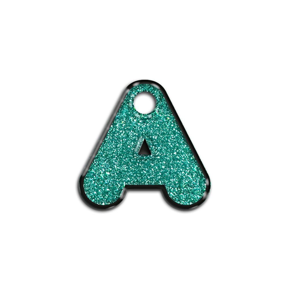 A Harfi Rounded Su Greeni Glitter | ID Tag