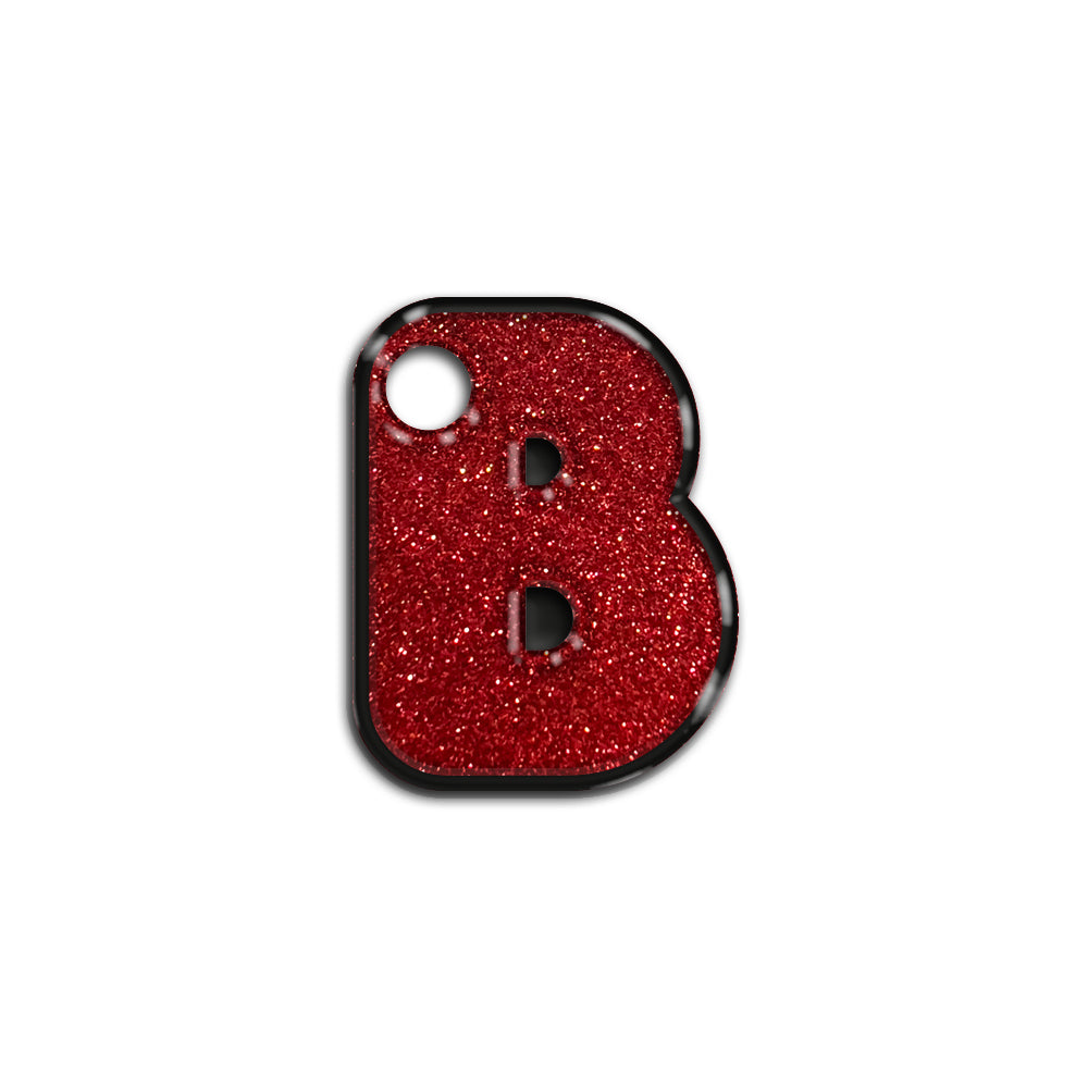 B Harfi Rounded Red Holo | ID Tag