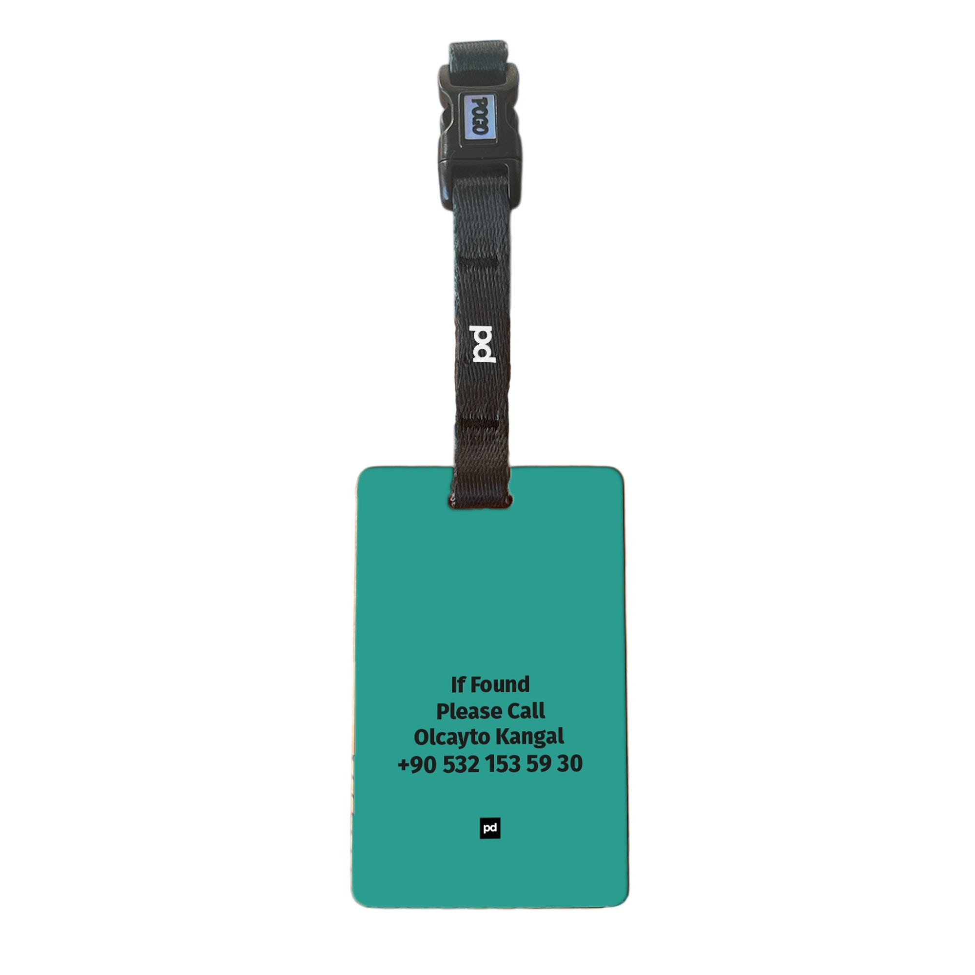 Teal Vesikalık | Bavul Etiketi