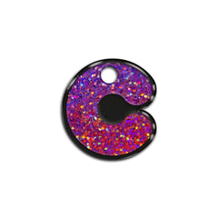 C Harfi Rounded Purple Holo | ID Tag