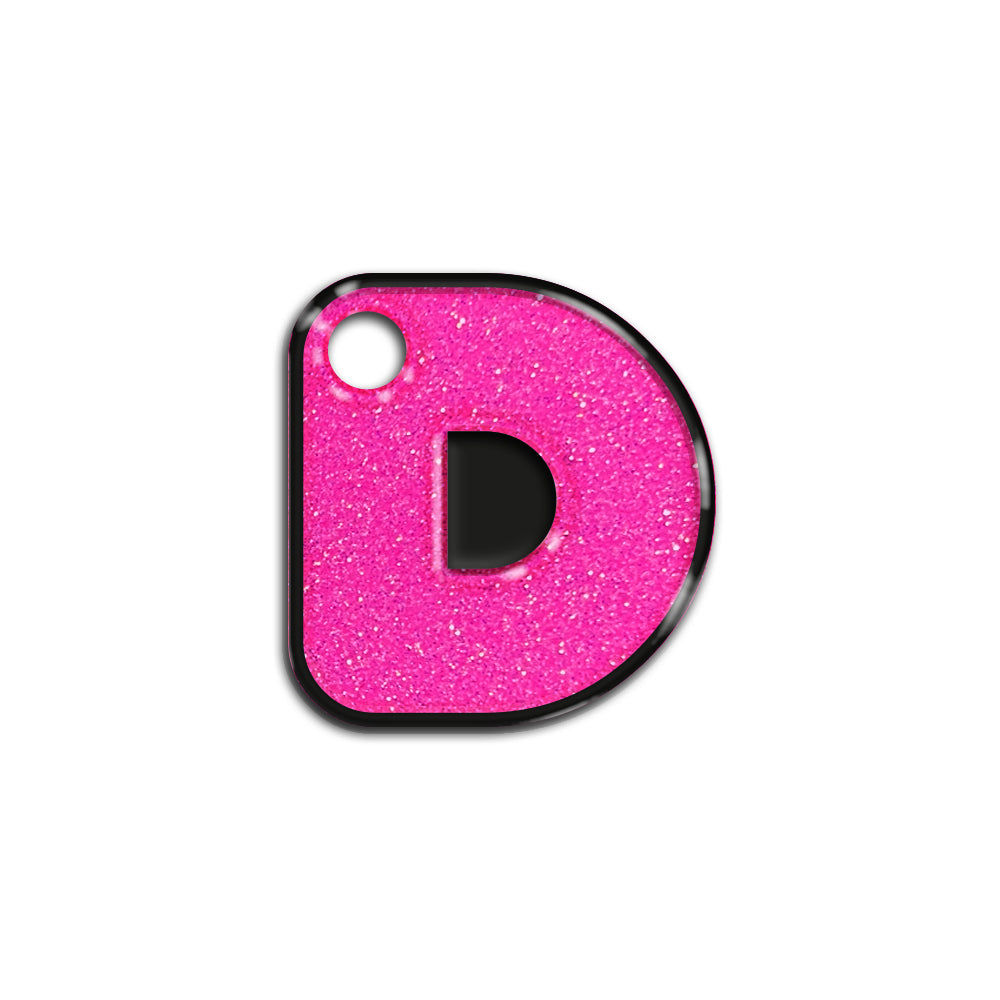 D Harfi Rounded Barbie Pink | İsimlik