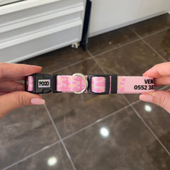 Pink Clouds | Dog Collar