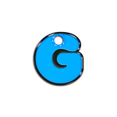 G Harfi Rounded Mavi Neon | İsimlik