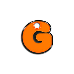 G Harfi Rounded Orange Neon | ID Tag
