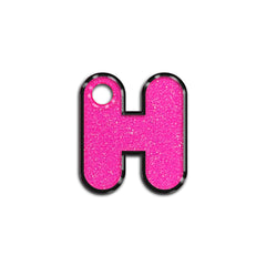 H Harfi Rounded Barbie Pink | İsimlik