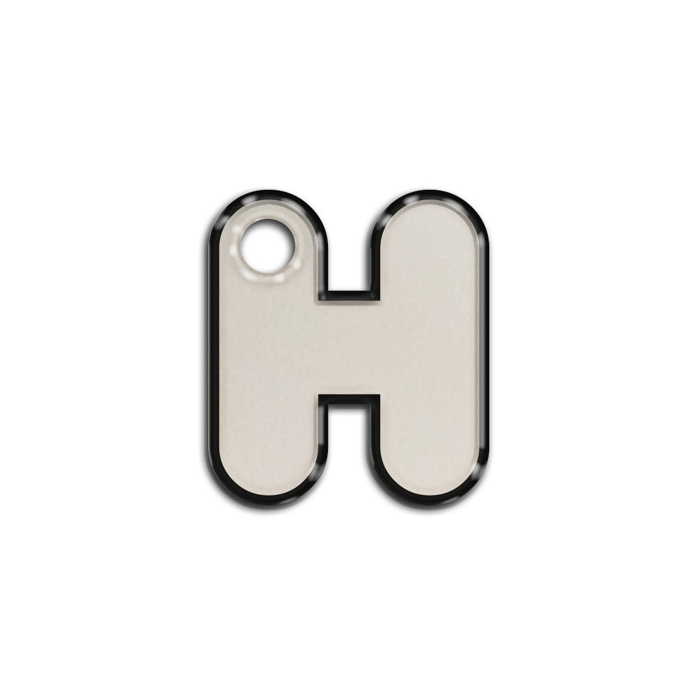 H Harfi Rounded Lumi | İsimlik