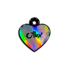 Holographic Kalp | İsimlik - Evcil hayvanlar için mükemmel bir ürün.