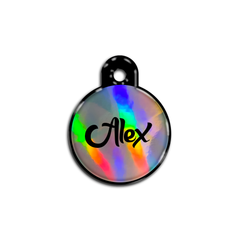 Holographic Yuvarlak | İsimlik - Evcil hayvanlar için mükemmel bir ürün.