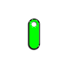 I Harfi Rounded Green Neon | ID Tag