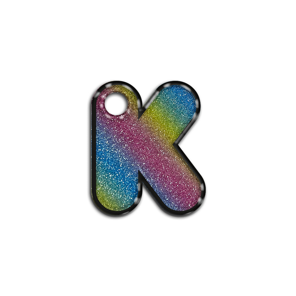 K Harfi Rounded Rainbow | İsimlik
