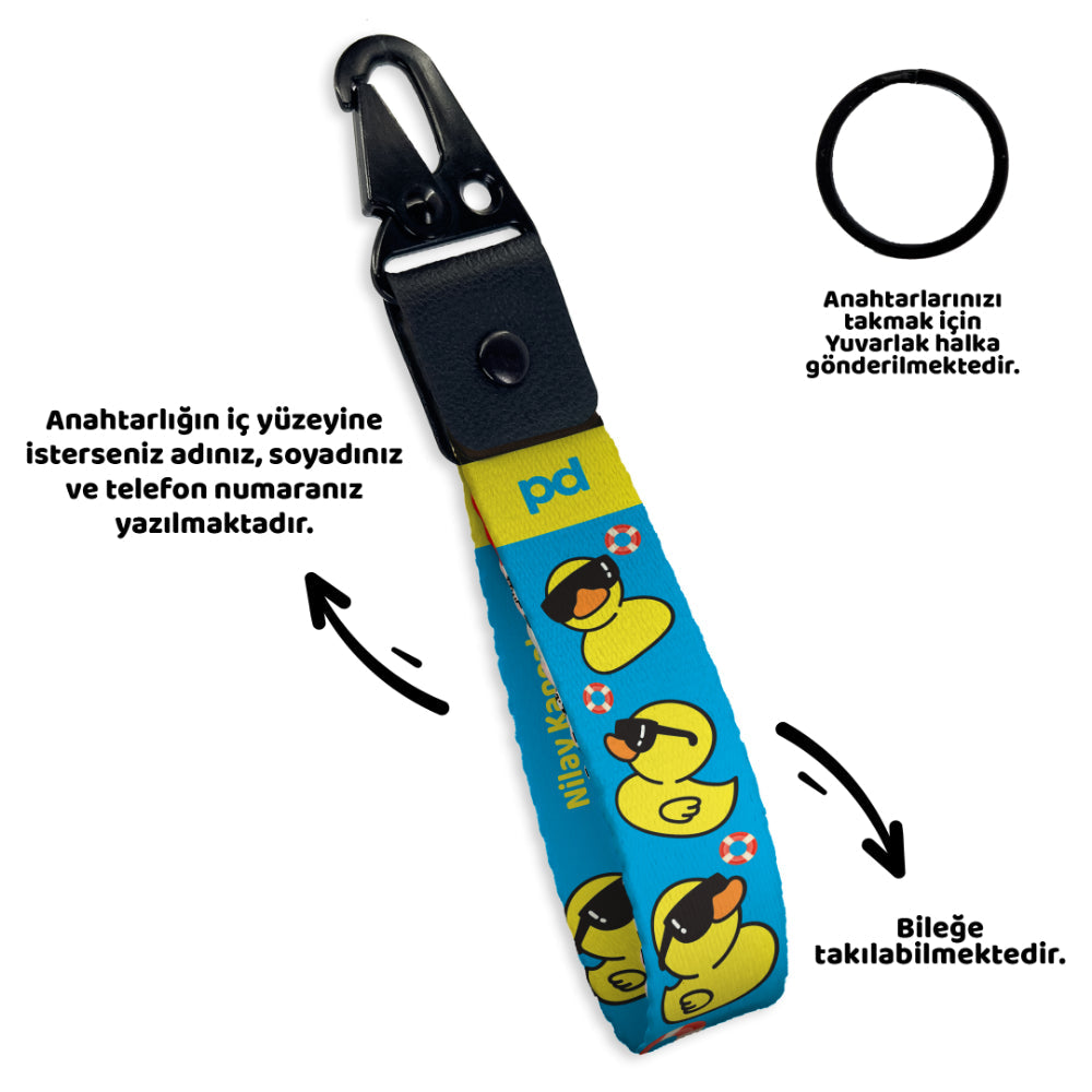 Mavi Ördek | Anahtarlık - Evcil hayvanlar için mükemmel bir ürün.